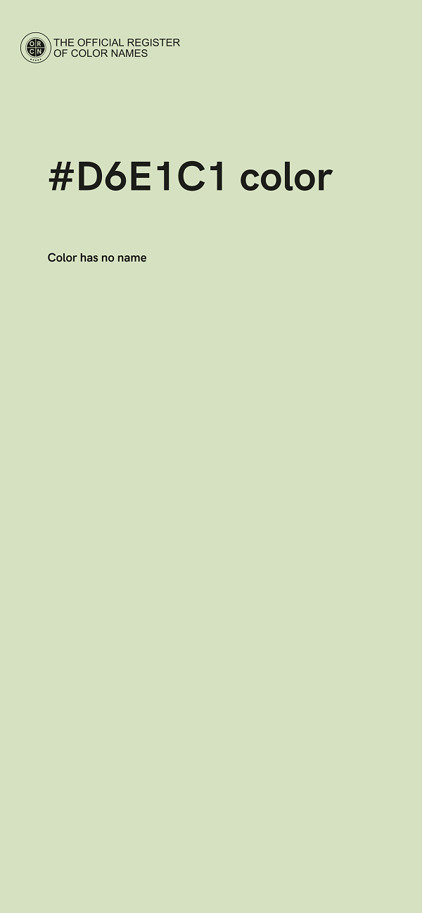 #D6E1C1 color image