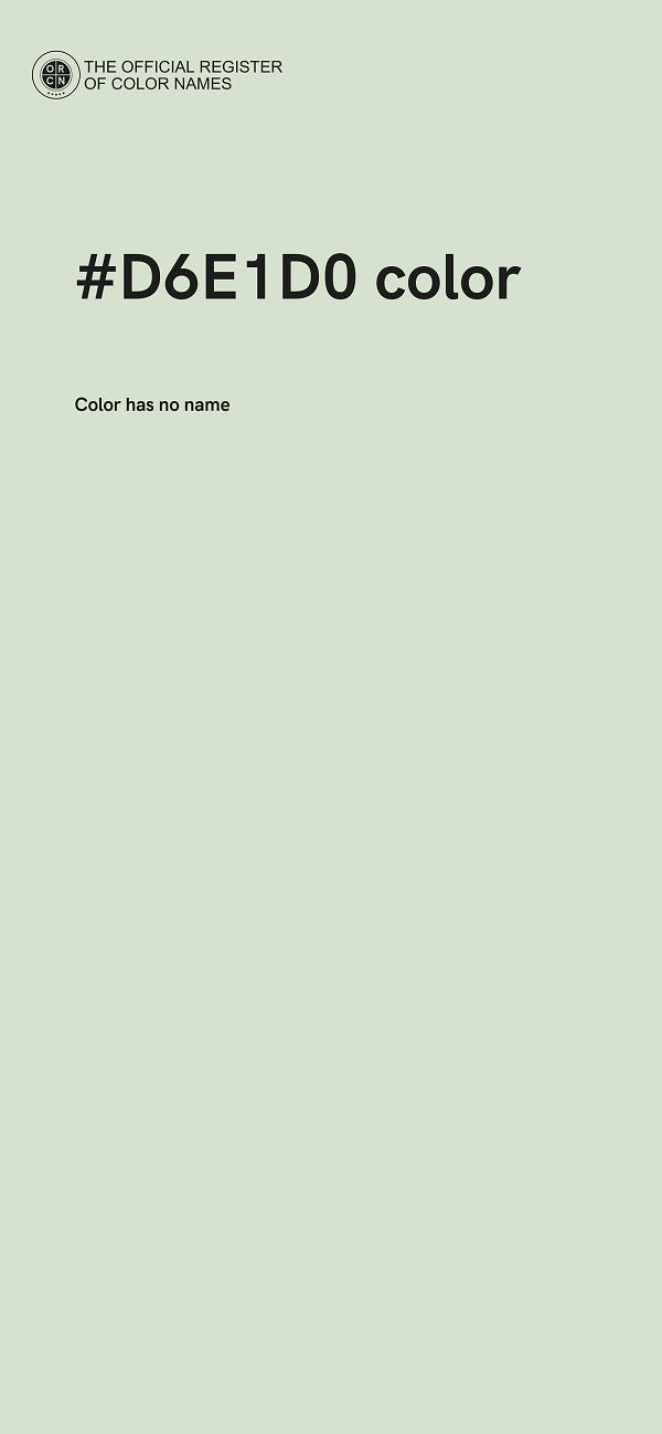 #D6E1D0 color image