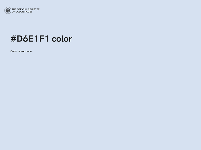 #D6E1F1 color image