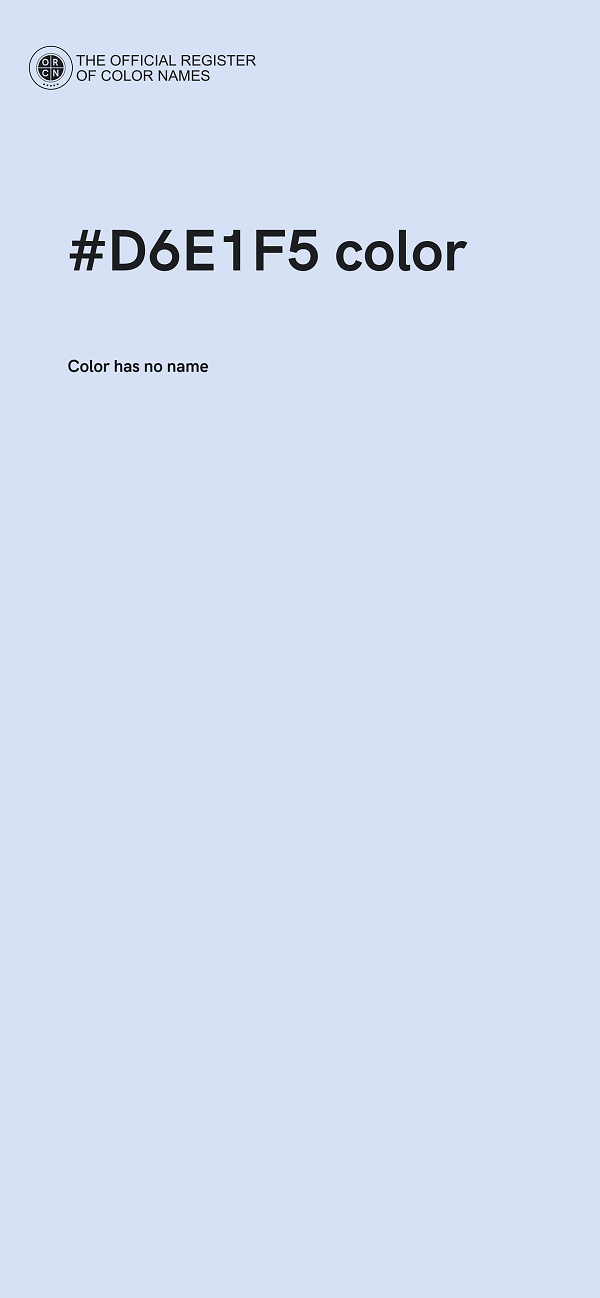 #D6E1F5 color image