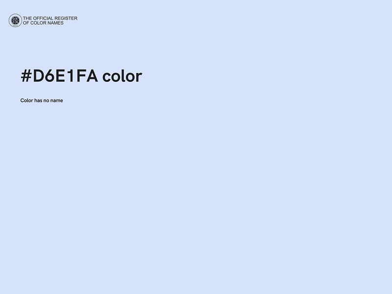 #D6E1FA color image