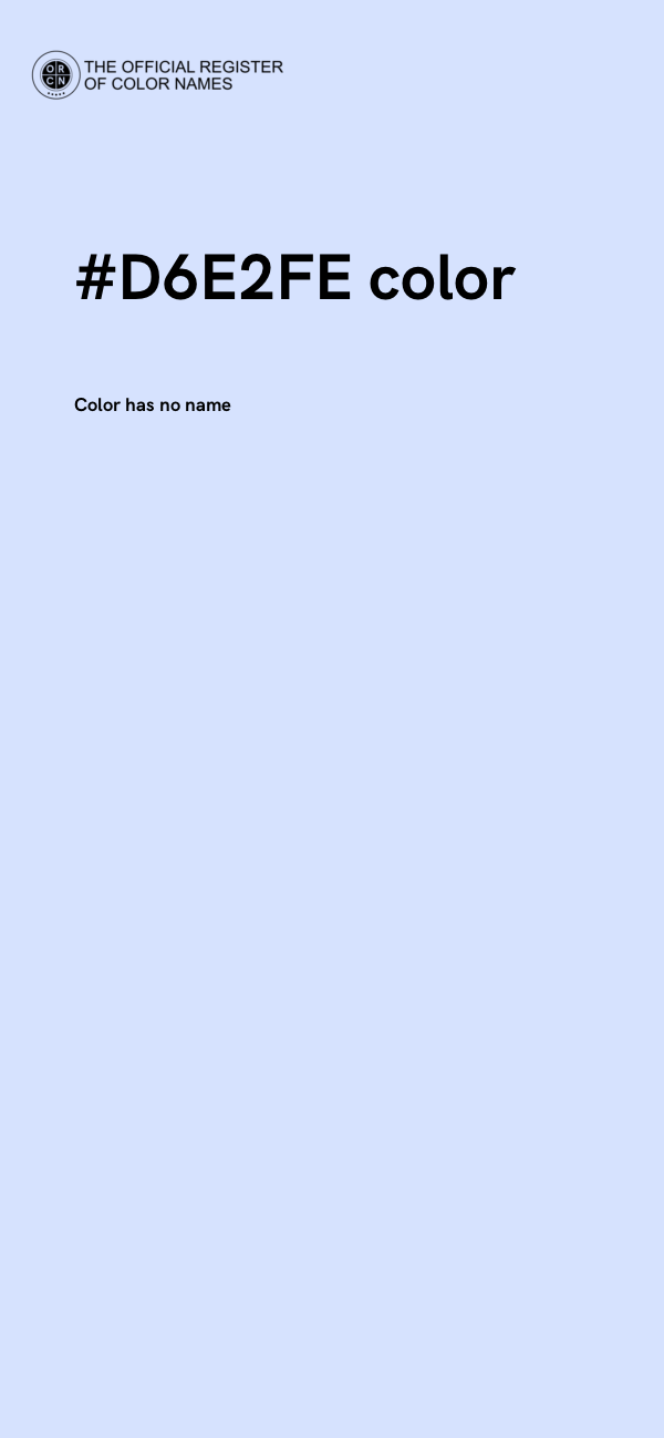 #D6E2FE color image