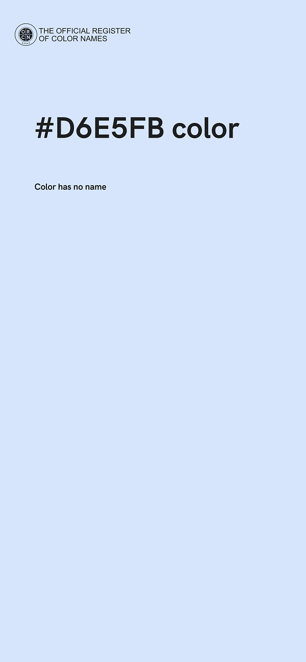 #D6E5FB color image