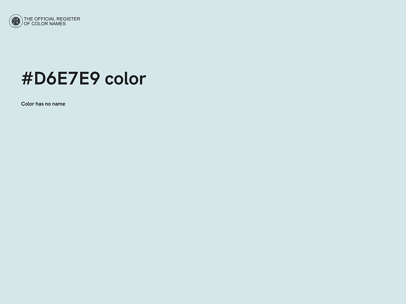 #D6E7E9 color image