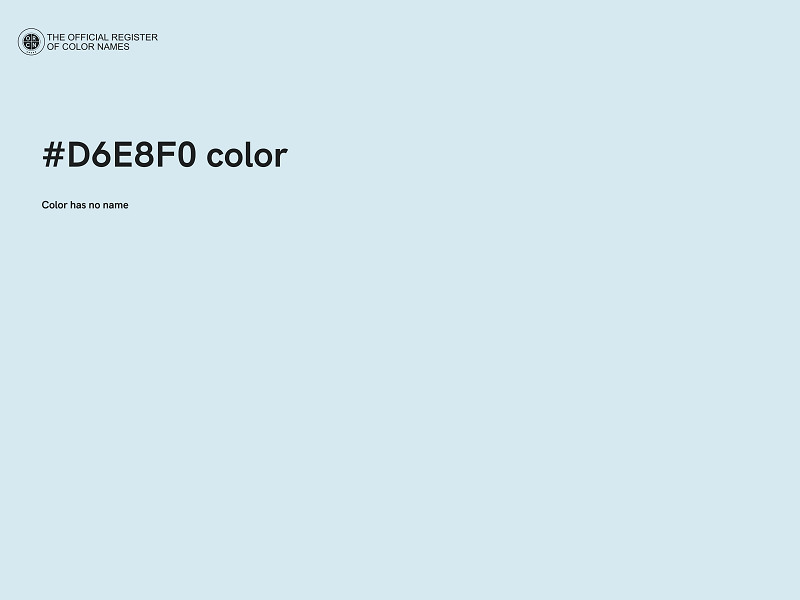#D6E8F0 color image