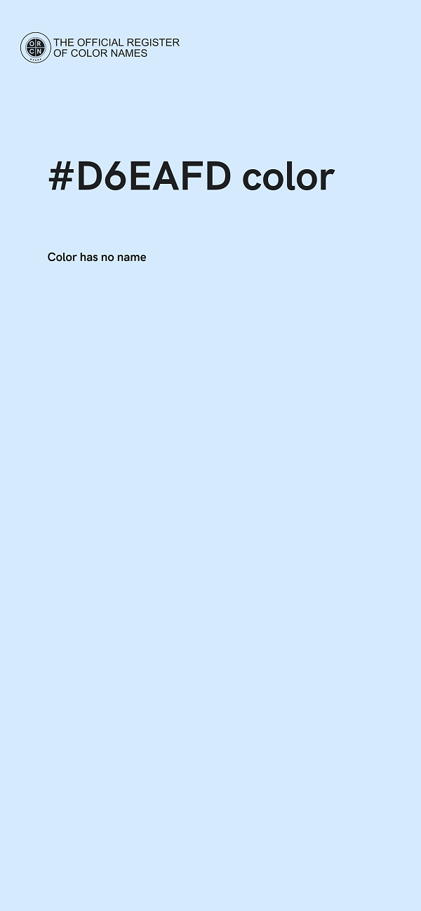 #D6EAFD color image