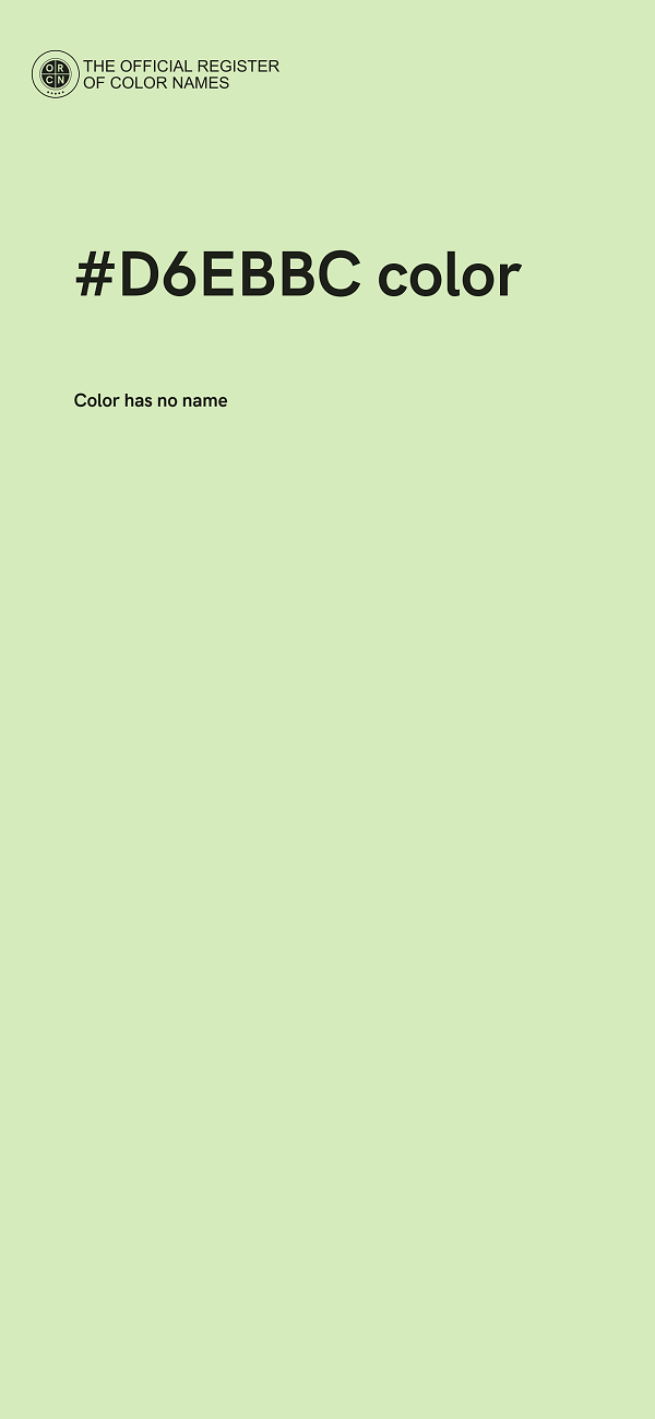 #D6EBBC color image