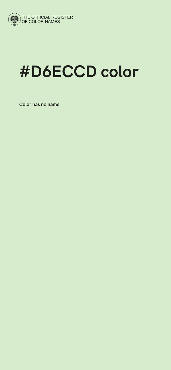 #D6ECCD color image