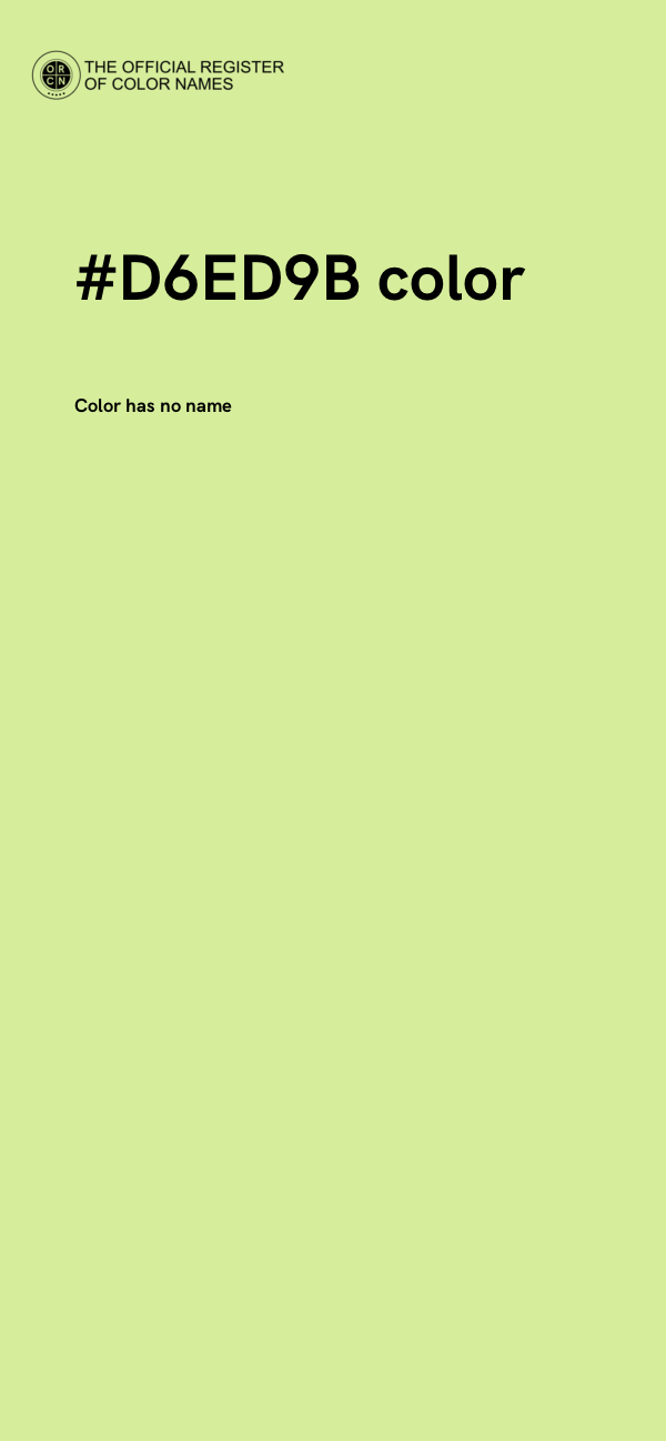 #D6ED9B color image