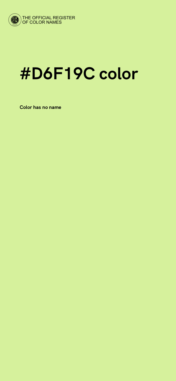 #D6F19C color image