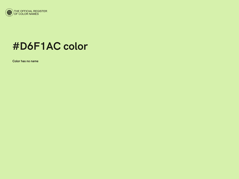 #D6F1AC color image