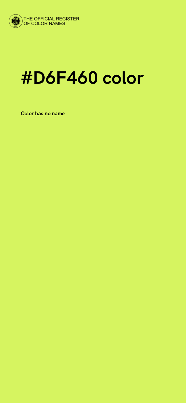 #D6F460 color image