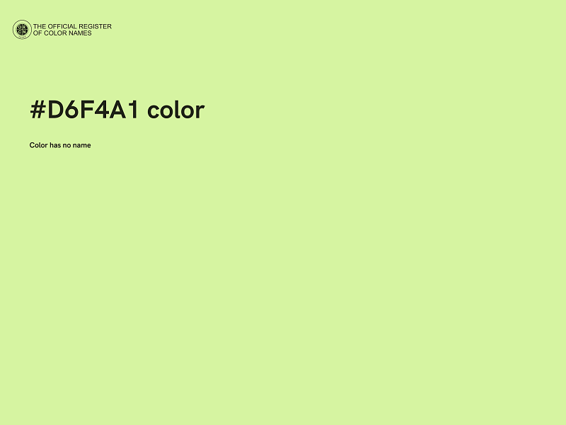 #D6F4A1 color image