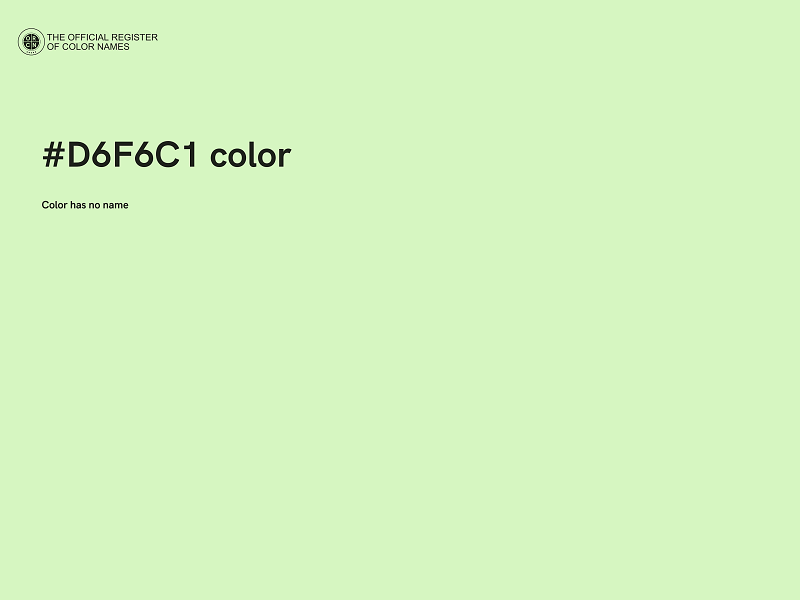 #D6F6C1 color image