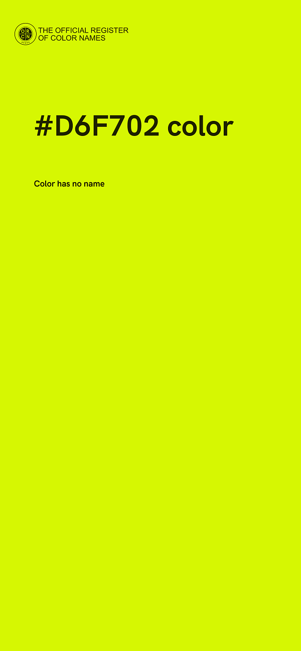 #D6F702 color image