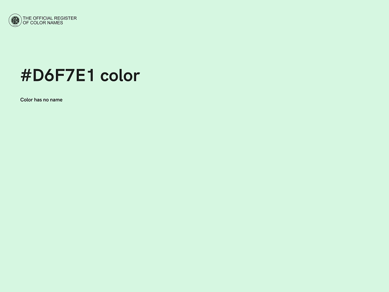 #D6F7E1 color image