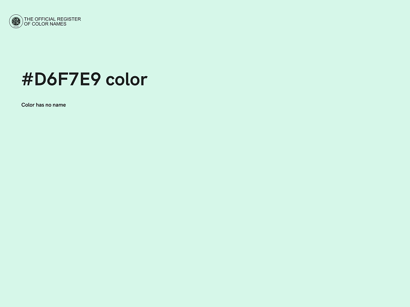 #D6F7E9 color image