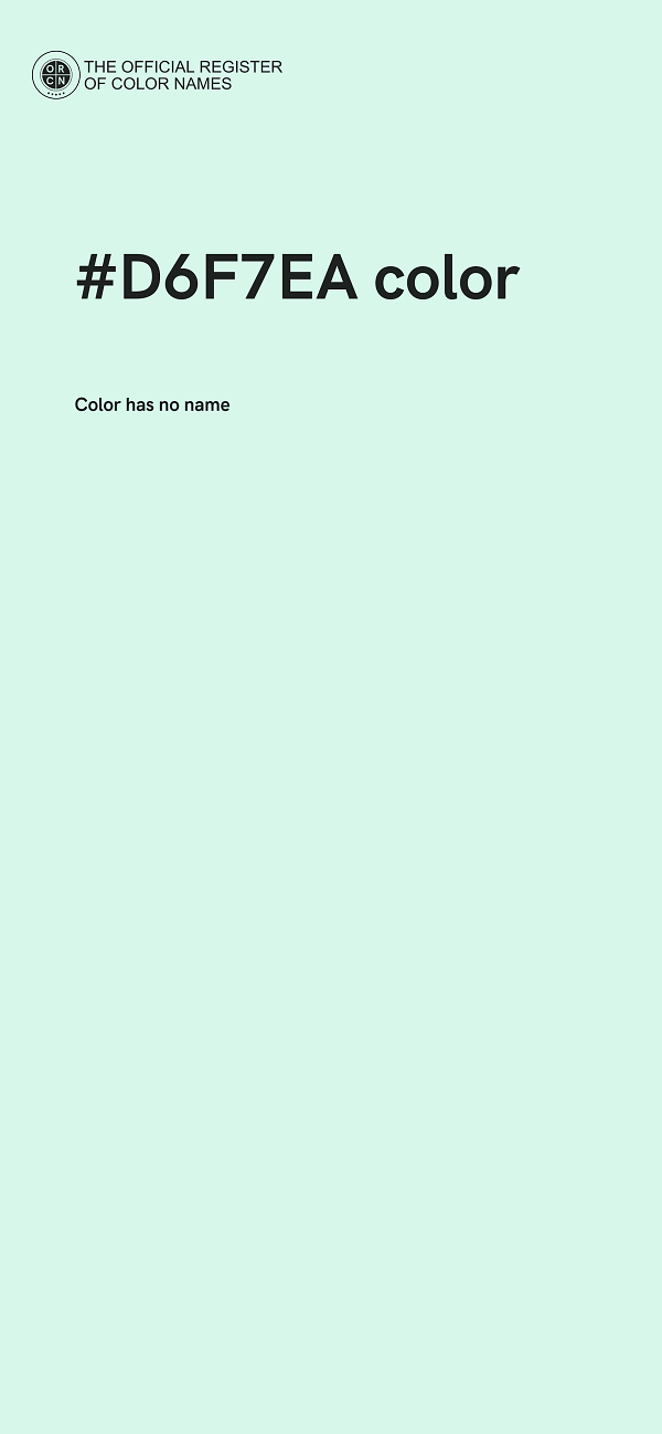 #D6F7EA color image