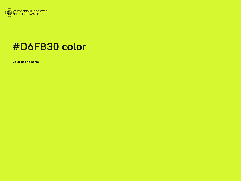 #D6F830 color image