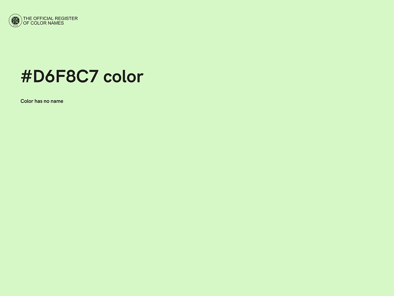 #D6F8C7 color image