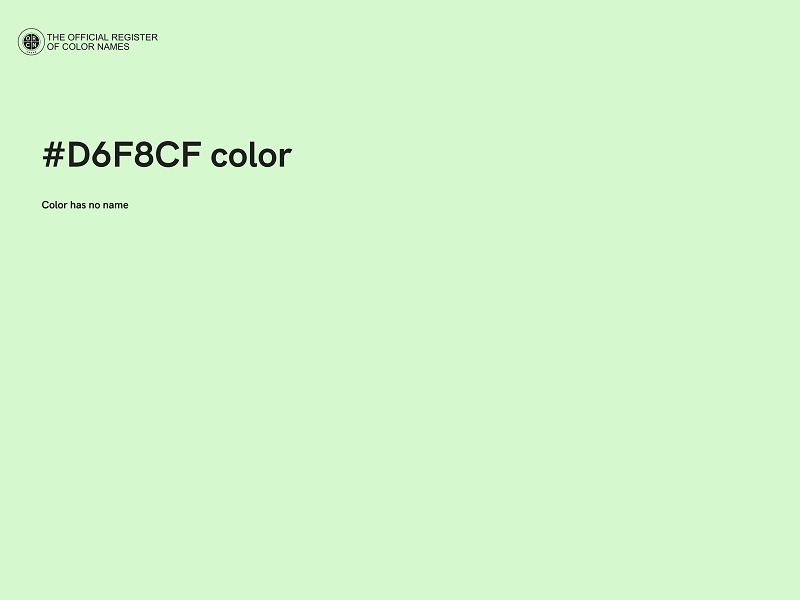 #D6F8CF color image