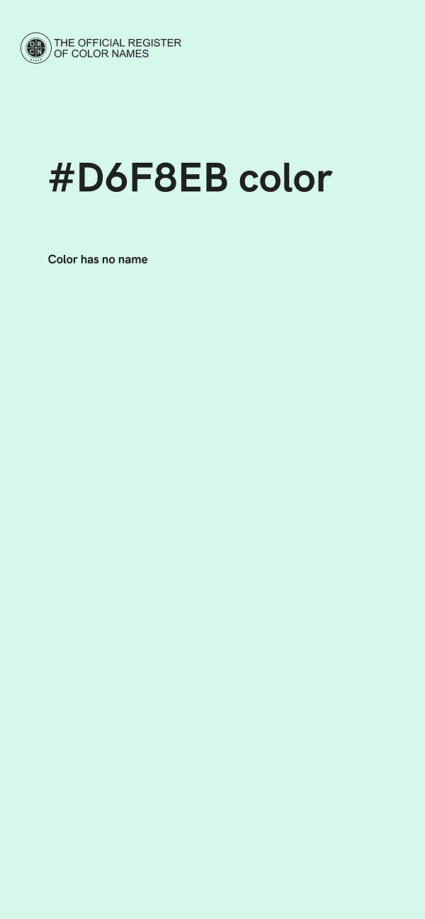 #D6F8EB color image
