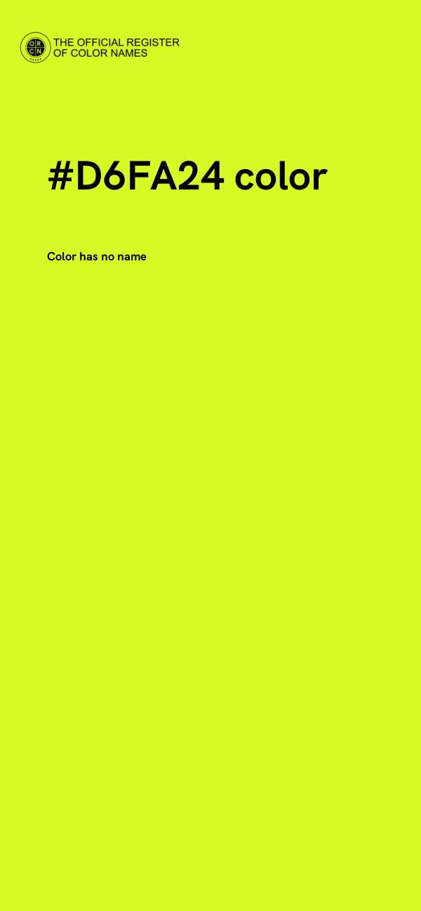 #D6FA24 color image
