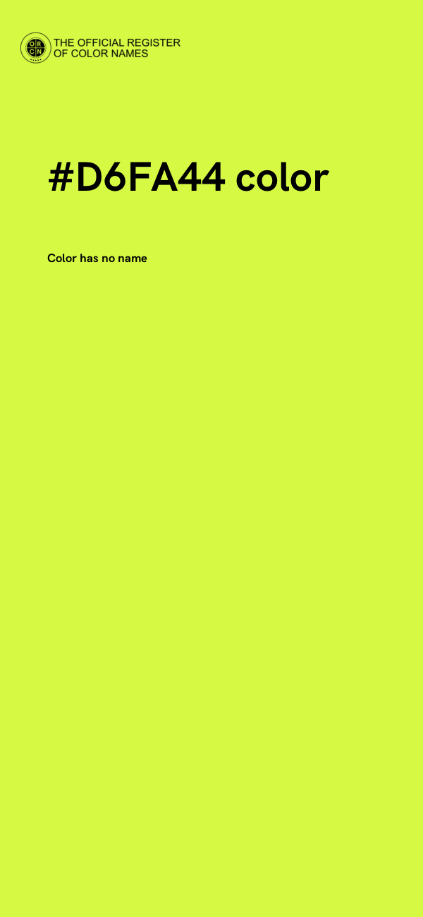 #D6FA44 color image