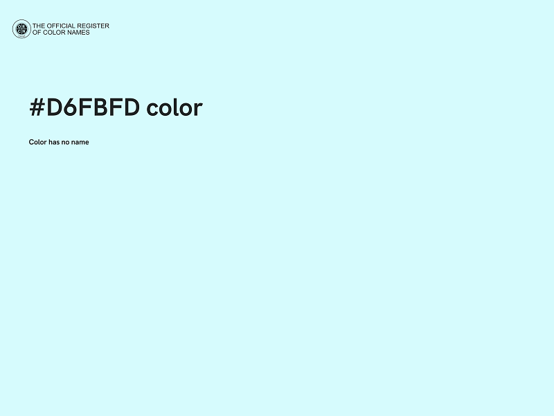 #D6FBFD color image