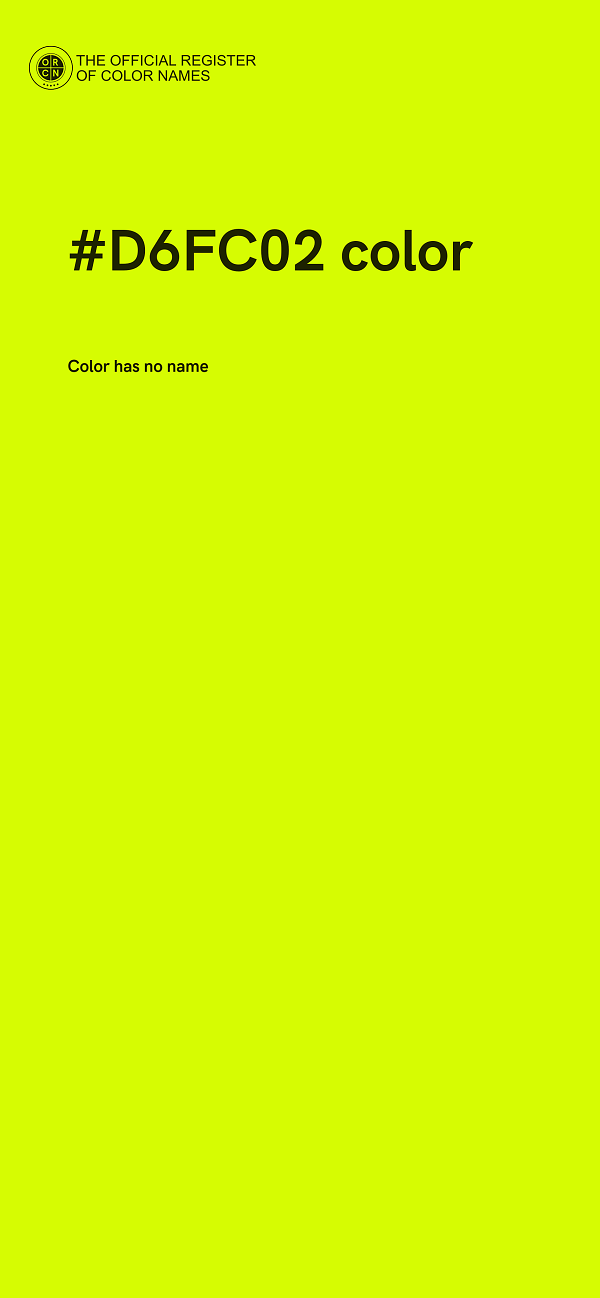 #D6FC02 color image