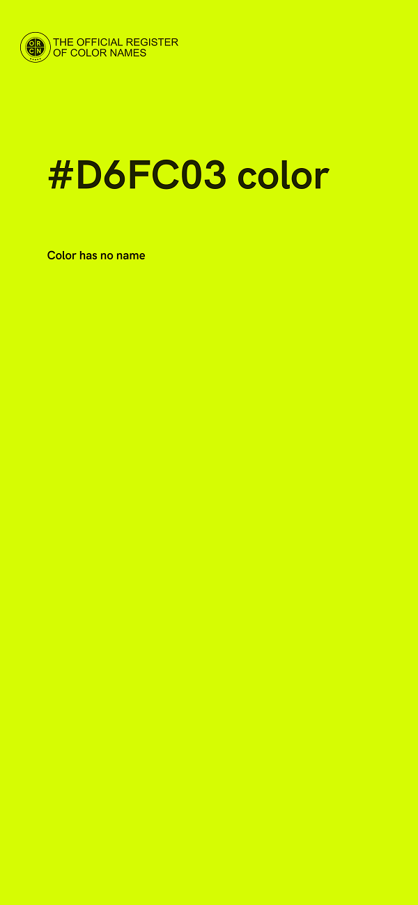#D6FC03 color image