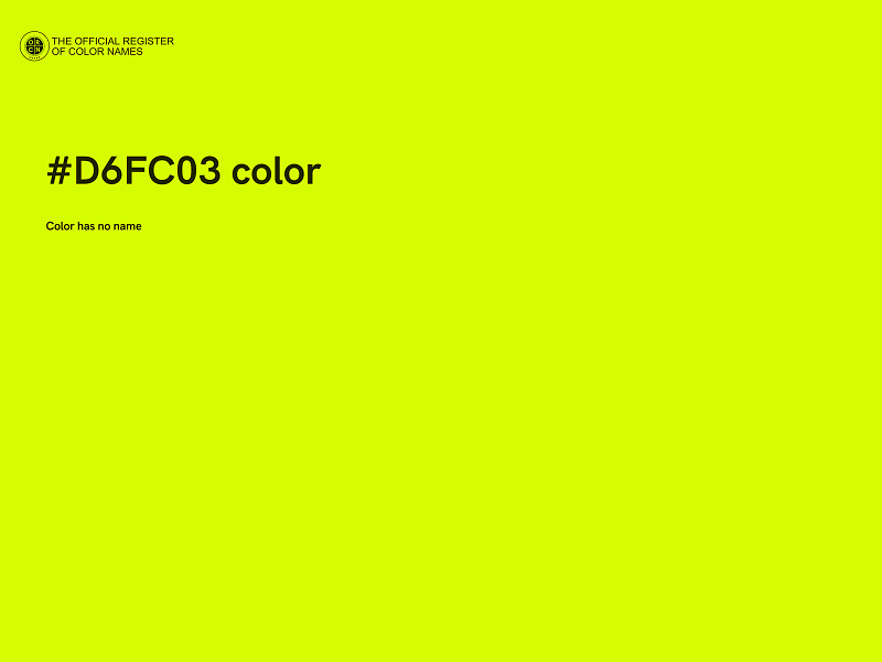 #D6FC03 color image