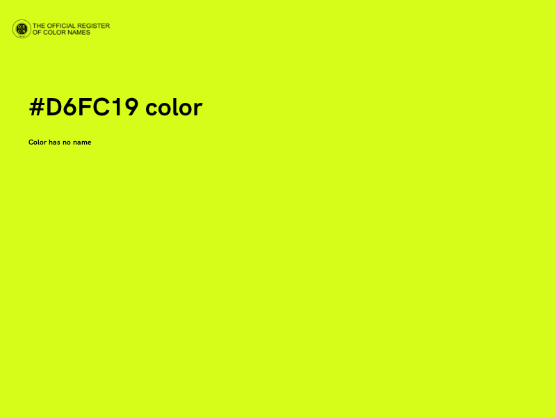 #D6FC19 color image
