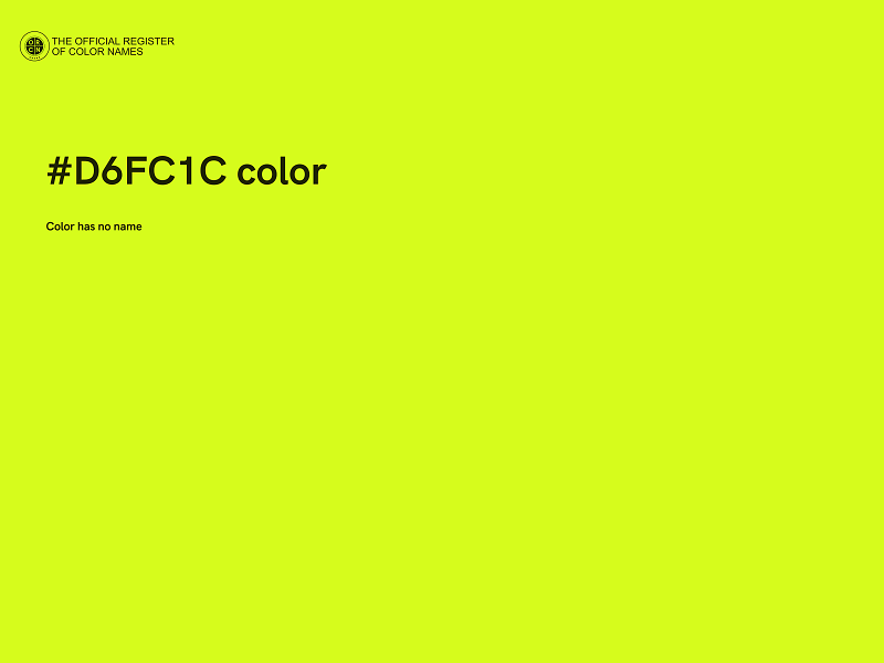 #D6FC1C color image