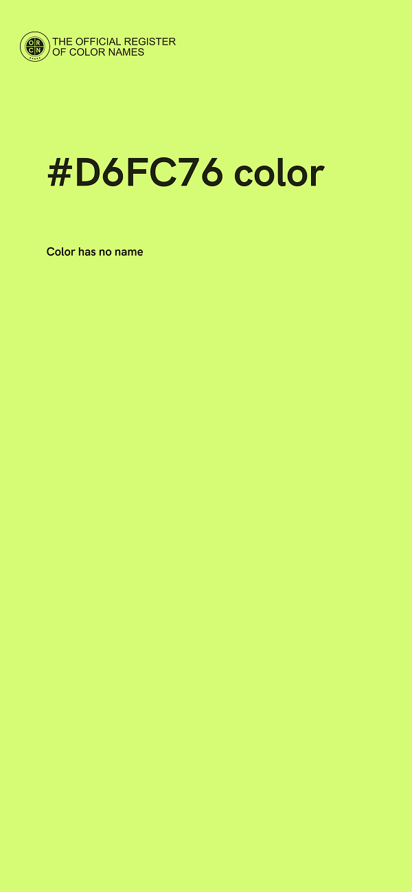 #D6FC76 color image