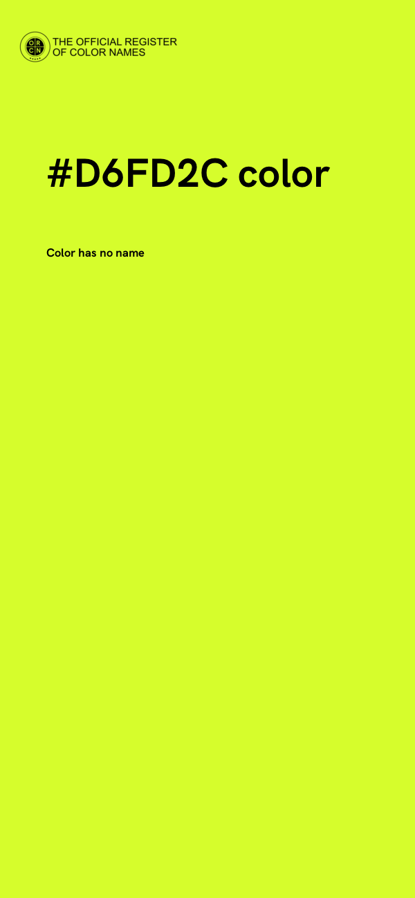 #D6FD2C color image