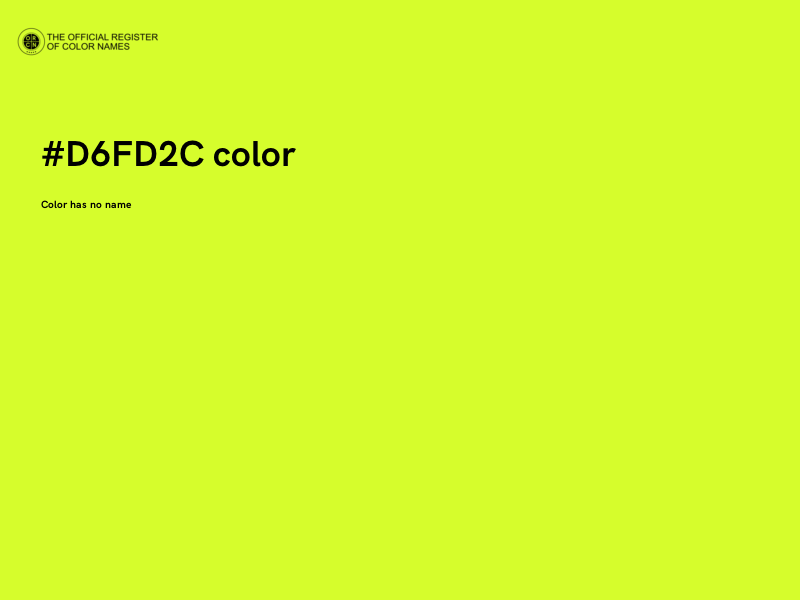 #D6FD2C color image