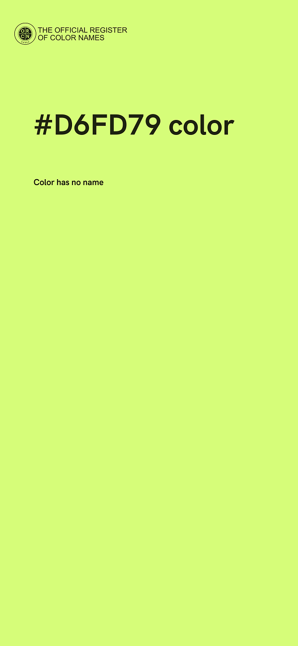 #D6FD79 color image