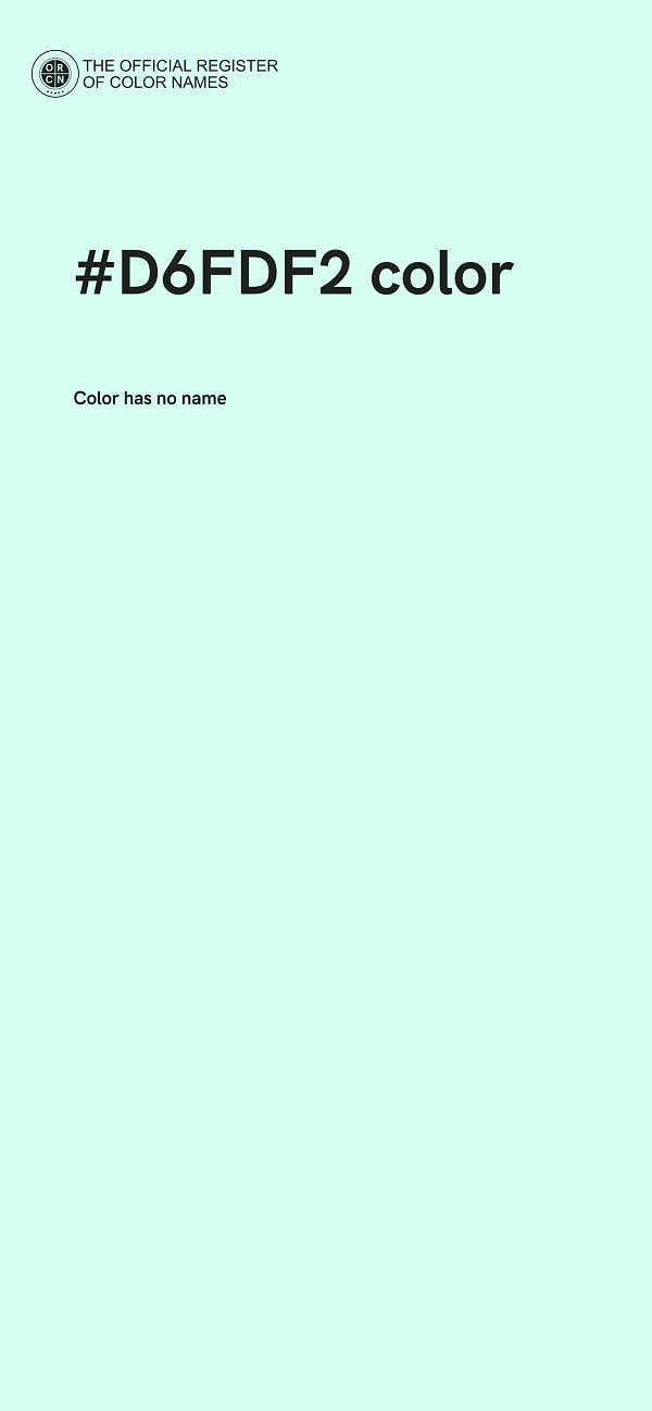 #D6FDF2 color image