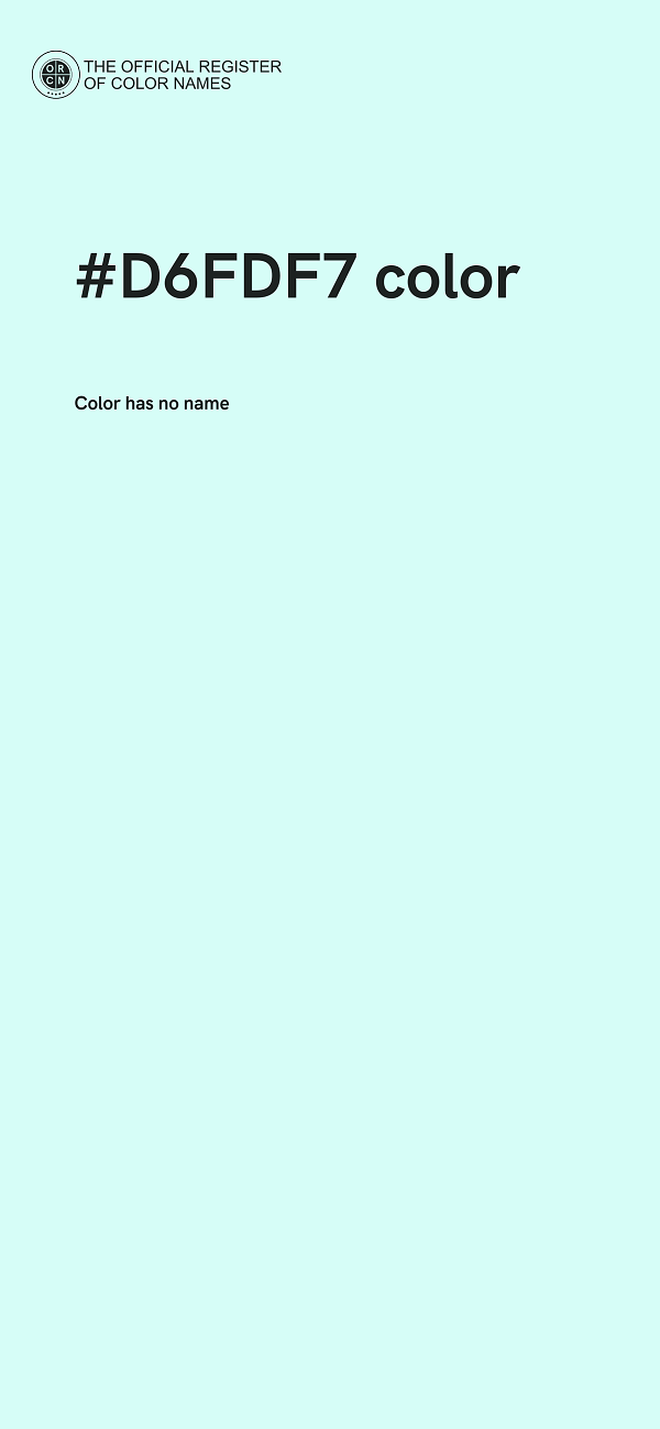 #D6FDF7 color image