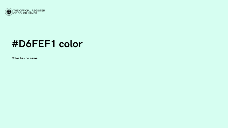 #D6FEF1 color image