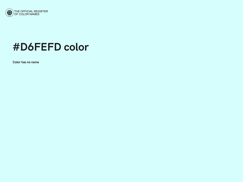 #D6FEFD color image