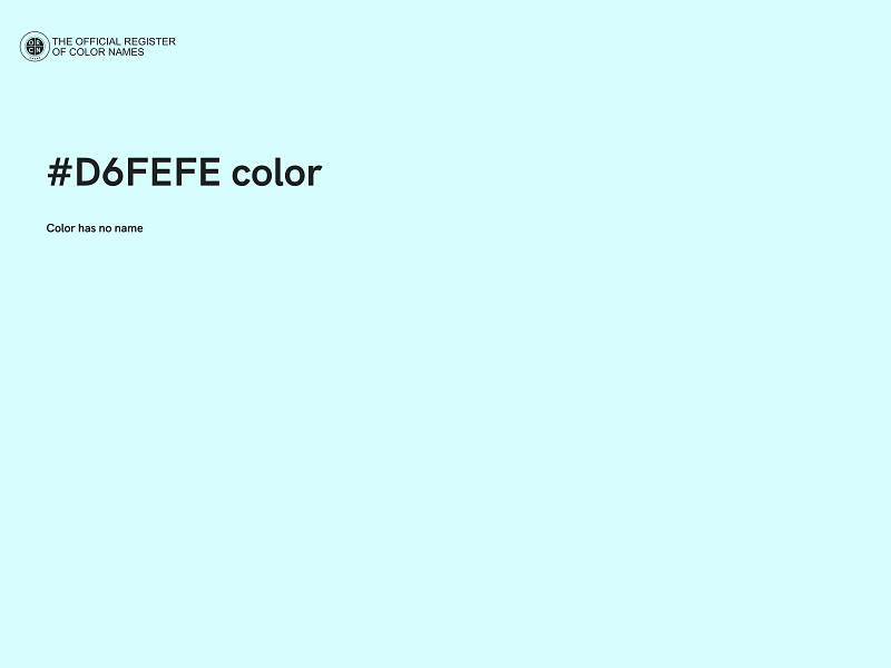 #D6FEFE color image