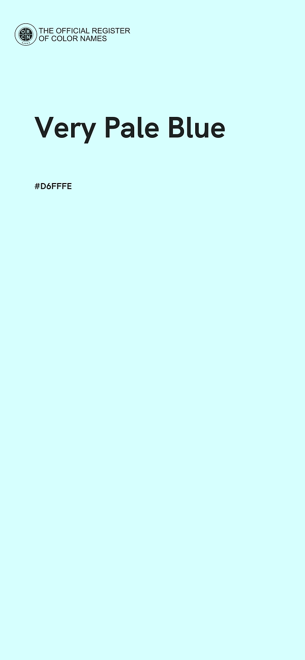 #D6FFFE - Very Pale Blue color image