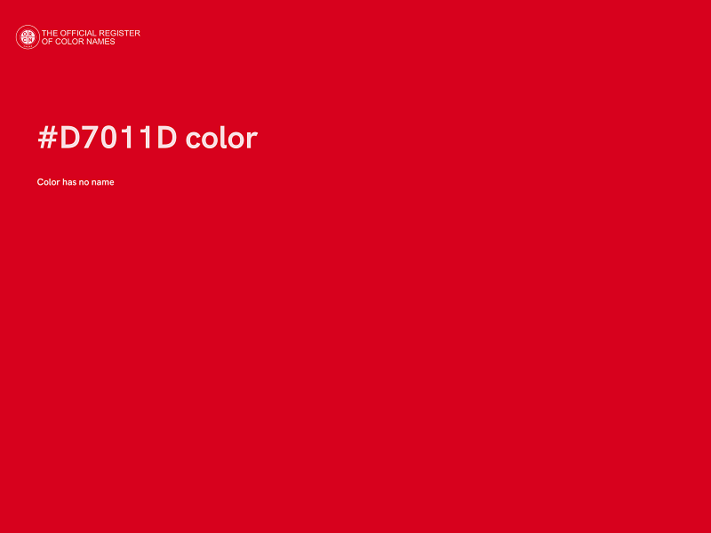 #D7011D color image