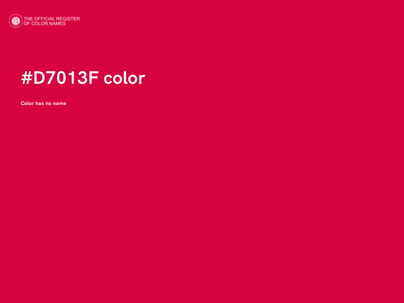 #D7013F color image