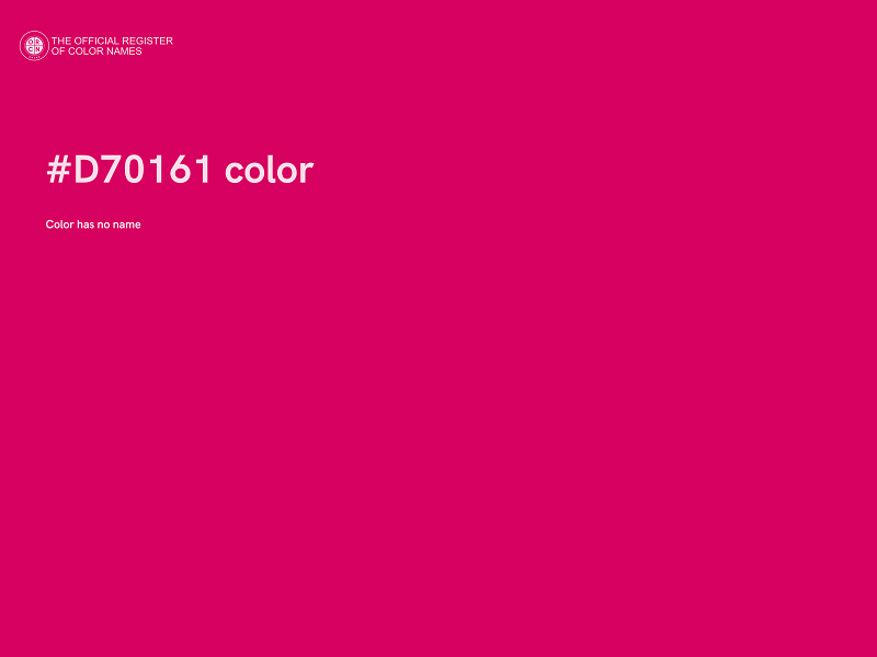 #D70161 color image