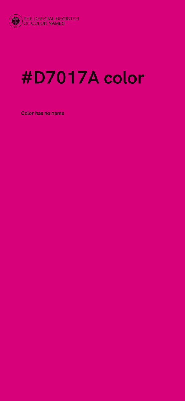 #D7017A color image