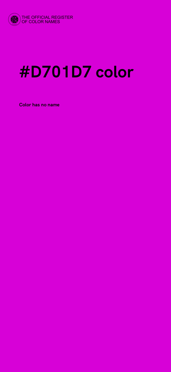 #D701D7 color image