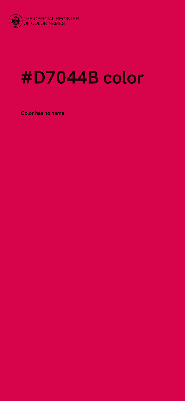 #D7044B color image